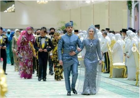حفل زفاف أسطوري لابنة سلطان بروناي ( صور )